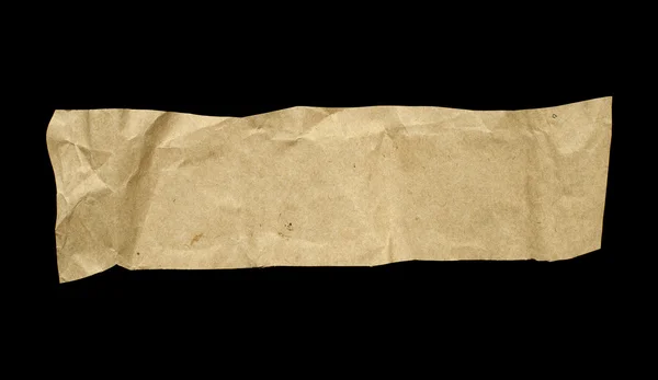 Кусок скомканной бумаги — стоковое фото