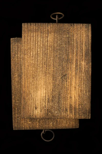 Peça retangular de madeira — Fotografia de Stock