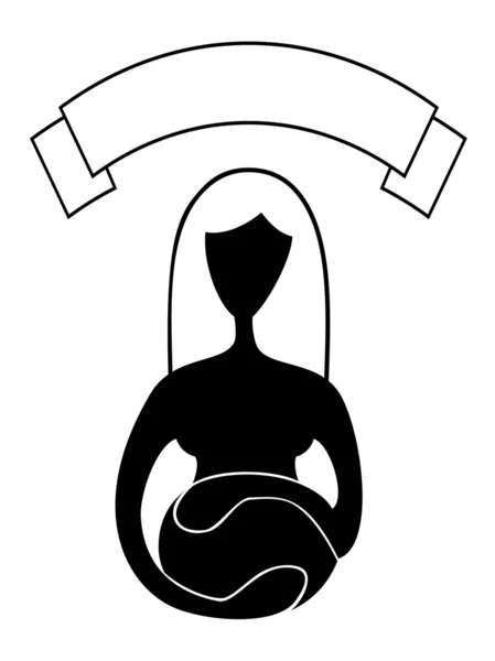 Logo de la grossesse — Image vectorielle