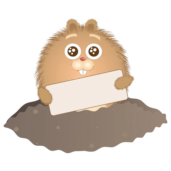 Journée de la marmotte — Image vectorielle