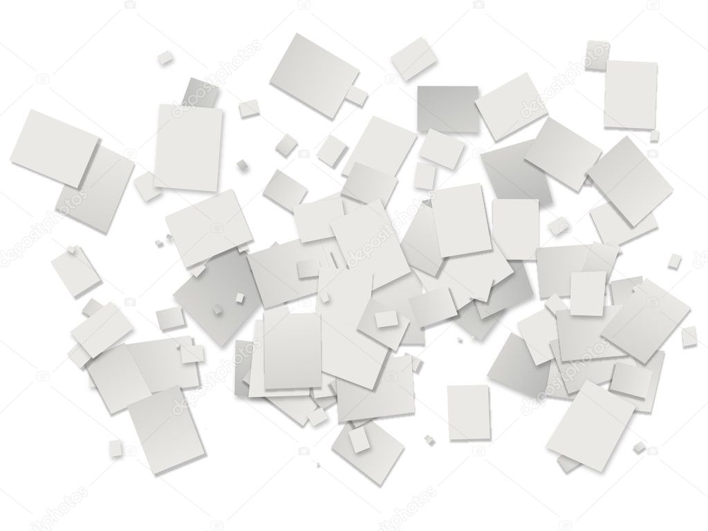 White rectangles background