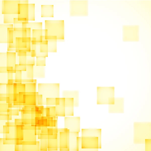 Astratto sfondo quadrato giallo — Vettoriale Stock