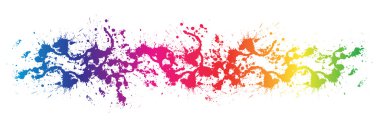 The abstract blot colorful background clipart