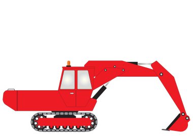 Excavator clipart