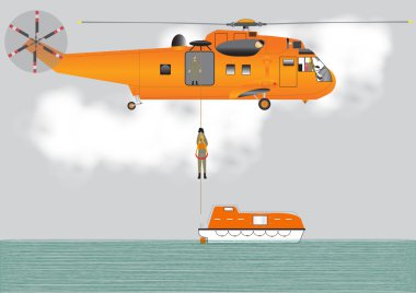 Search and Rescue Helicopter clipart