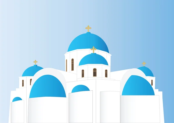 Grieks-orthodoxe kerk — Stockvector