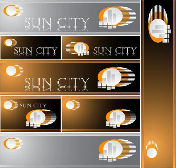 Sun City — Stock vektor