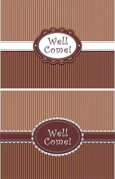 stock vector Invitation in chocolate colors