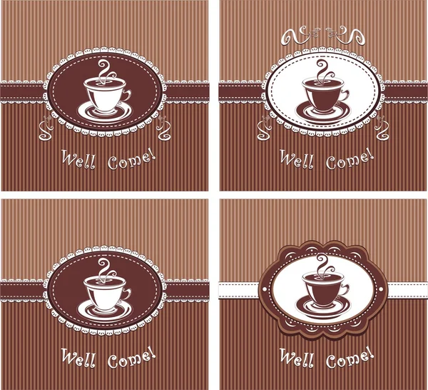 Tasse Kaffee oder Tee — Stockvektor