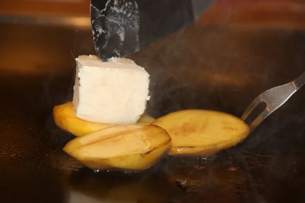 stock image Mango on the teppan