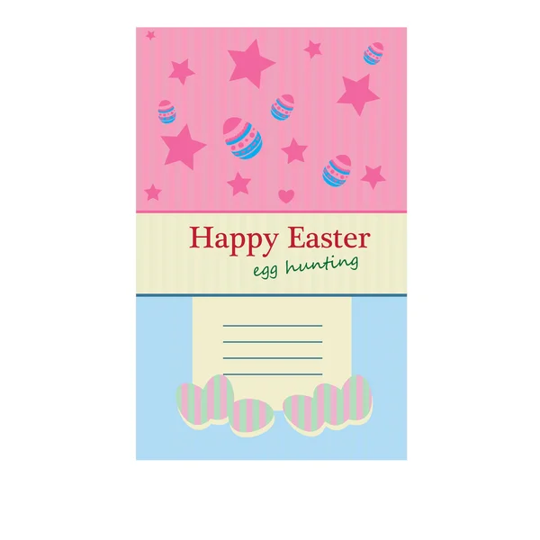 Easter day card — Stock Vector