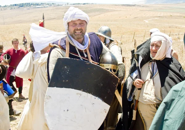 Орда крестоносцев после битвы — стоковое фото