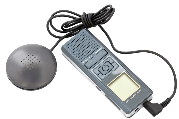 MP3 recorder on white — Stock Photo, Image