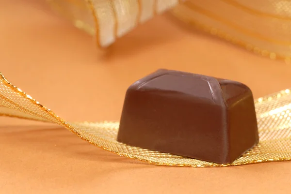 おいしい暗いチョコレート ボンボン — ストック写真