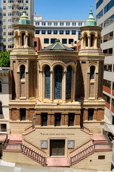 Notre Dame des Victoires, São Francisco — Fotografia de Stock