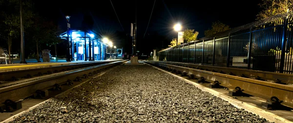 Stazione ferroviaria leggera — Foto Stock