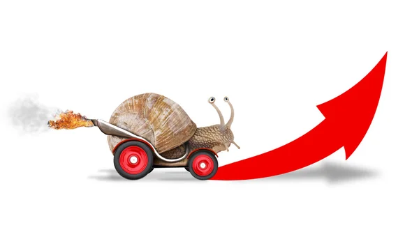 stock image Speedy snail