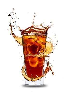 Cola splash clipart