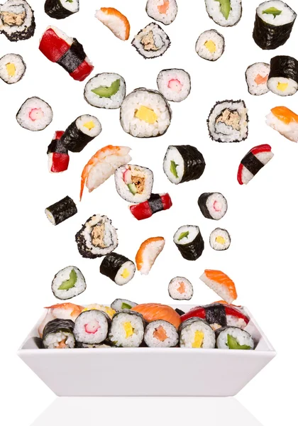 Jedzenie sushi — Zdjęcie stockowe