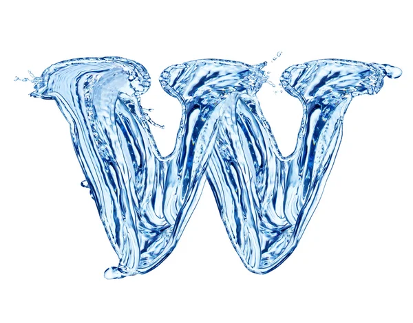 stock image Water letter