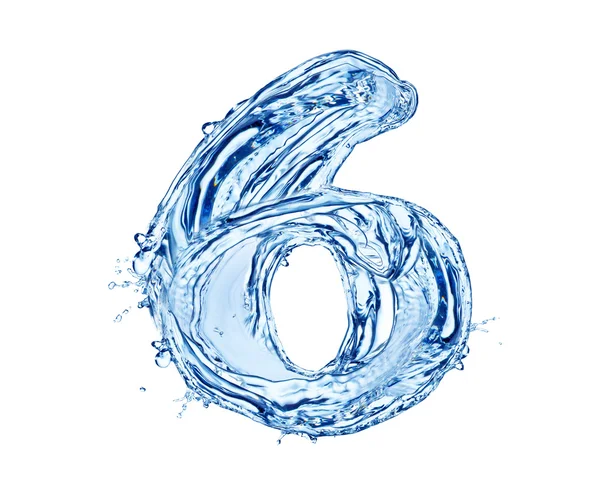 Water number — Stock Photo, Image