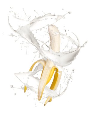 Banana splash clipart