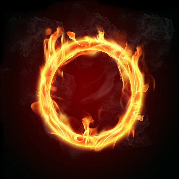 Fire ring — Stock Photo, Image