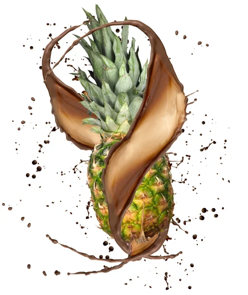 Chocolate pineapple — Stock Photo, Image