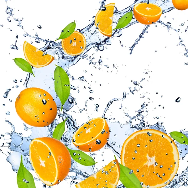 Spruzzi d'arancia — Foto Stock
