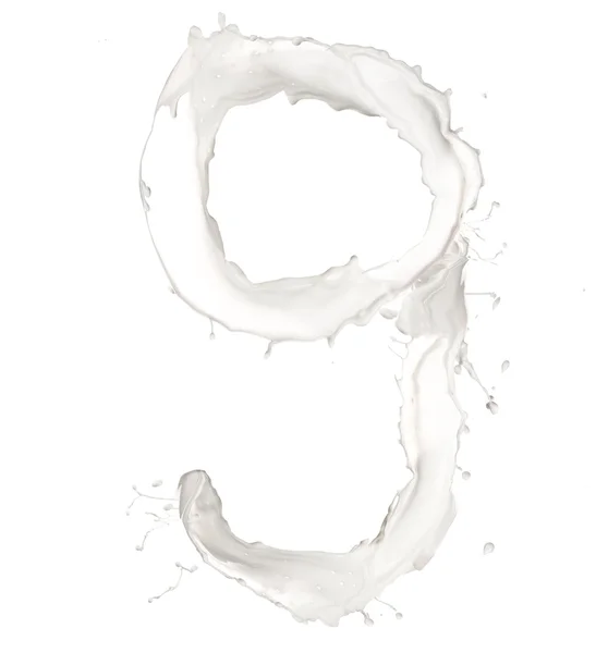 Milk number — Stock Photo, Image