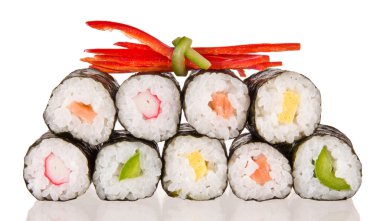 Sushi pieces clipart