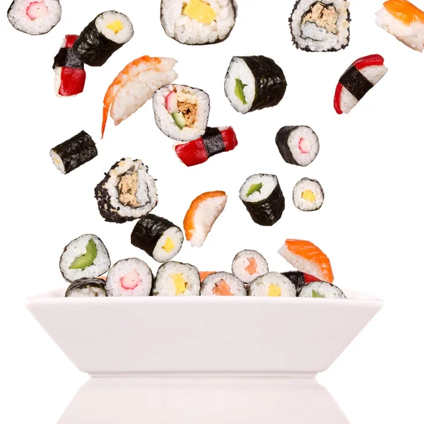 Pedaços de sushi — Fotografia de Stock