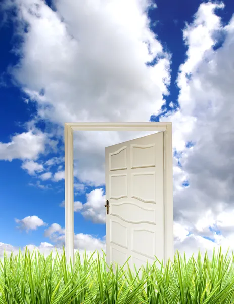 Door into new world — Stock Photo, Image