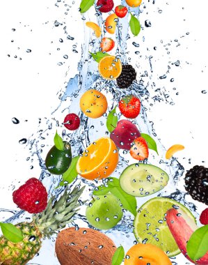 Fresh fruits clipart