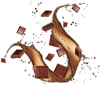 Chocolate splash clipart