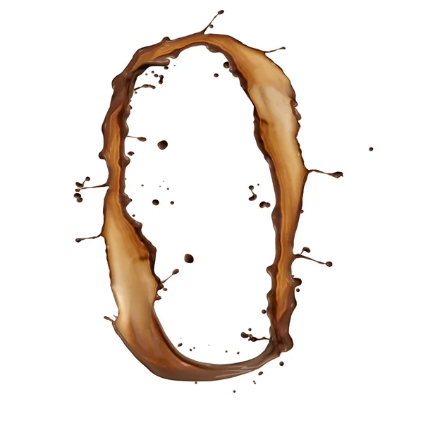 List powitalny czekolada — Zdjęcie stockowe