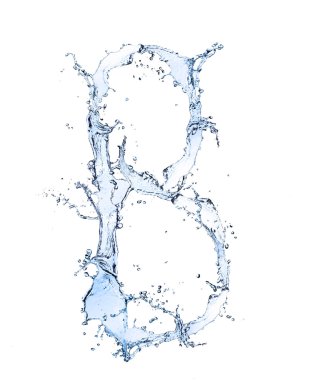 Water letter clipart