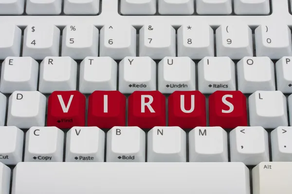 Wirus komputerowy — Zdjęcie stockowe