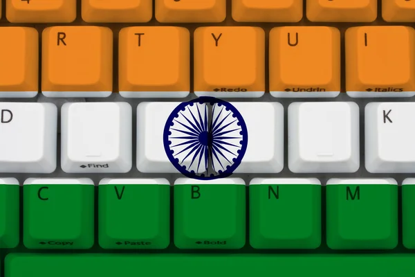 Интернет в Индии — стоковое фото