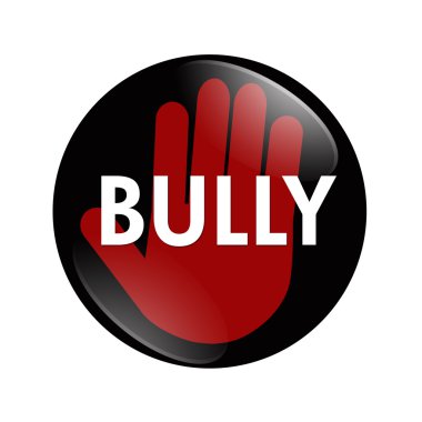 No Bully button clipart