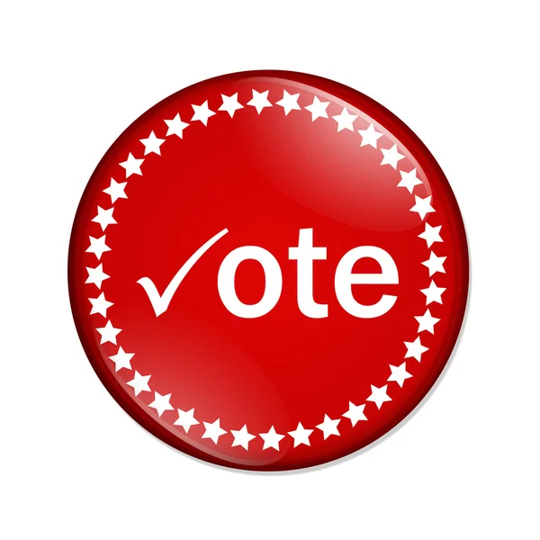 Vote button — Stock Photo, Image