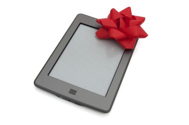 Touch e-reader clipart