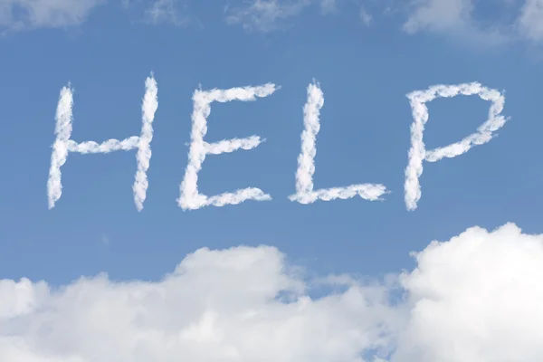 Help in the sky — Stock Photo, Image