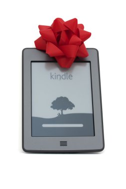 Kindle touch e-reader clipart