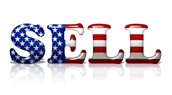 Verkauf von in Amerika hergestellten Waren — Stockfoto