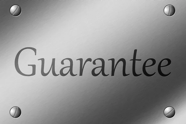 Guarantee — Stock Photo, Image