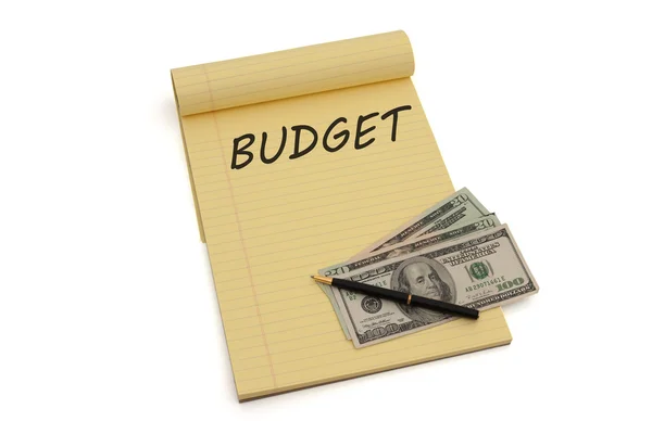 Pénzedért költségvetés — Stock Fotó