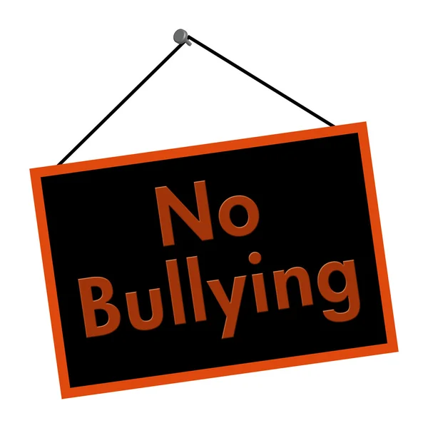 Nenhum sinal de bullying — Fotografia de Stock