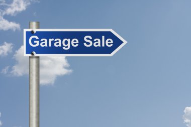 Garage Sale this way clipart