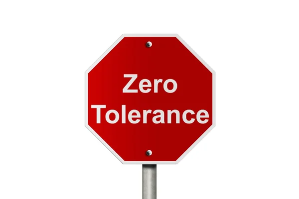Zero Tolerance — Stock Photo, Image
